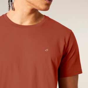 Camiseta unisex - Serigrafia nube fins al cel - color Rojo| Granate - 50